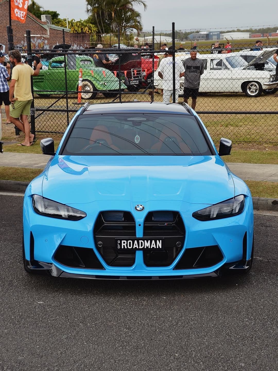 BMW M3 Touring wagon front profile